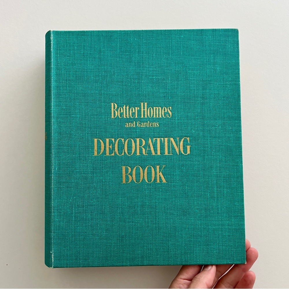 Vintage Rare 1956 Better Homes and Gardens Decorating Book MCM interior design